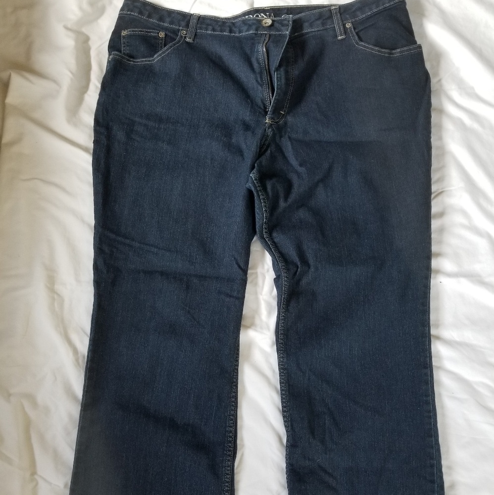 Merona dark wash bootcut Jean's 22w reg